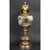 Grand Vase balustre Vienne à décor polychromes | Biron Grand Vase balustre Vienne à décor polychromes