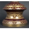 Grand Vase balustre Vienne à décor polychromes | Biron Grand Vase balustre Vienne à décor polychromes