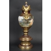 Grand Vase balustre Vienne à décor polychromes | Biron Grand Vase balustre Vienne à décor polychromes