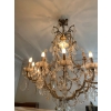 1900′ Lustre Cage 21 Lumiéres Marie Thérèse en Cristal de Bohème | Biron ||||||||||||||
