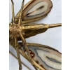 1970′ Applique Moustique en Bronze ou Laiton, Duval Brasseur Ou Isabelle Faure, Signée le Bihan, Ailes d’Agate | Biron 1970′ Applique Moustique en Bronze ou Laiton, Duval Brasseur Ou Isabelle Faure, Signée le Bihan, Ailes d’Agate