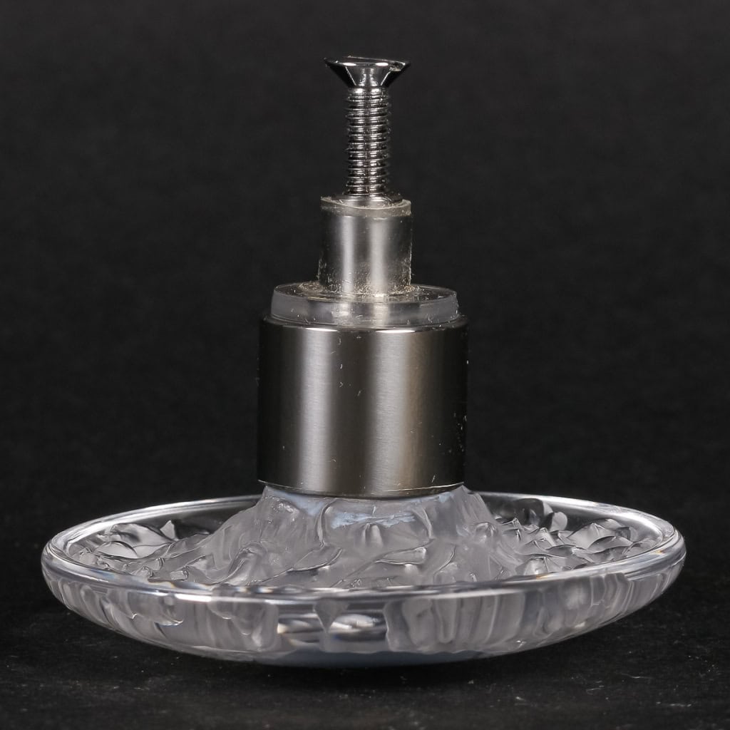 Maison Lalique France 10 Boutons De Tiroirs Ou Portes, Modèle "Bucolique"