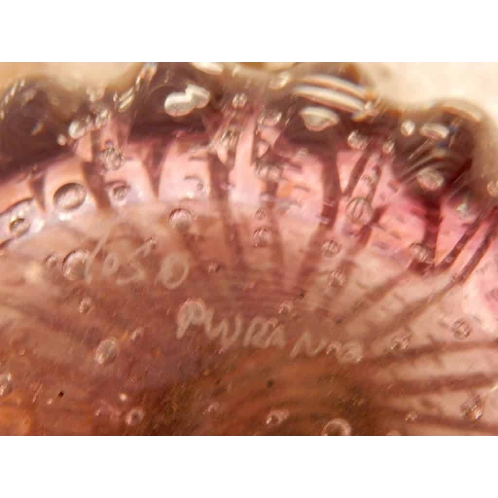 1970′ Paire de Vases Ou Similaires Cristal Murano Rose et Or Signés Toso | Biron 1970′ Paire de Vases Ou Similaires Cristal Murano Rose et Or Signés Toso