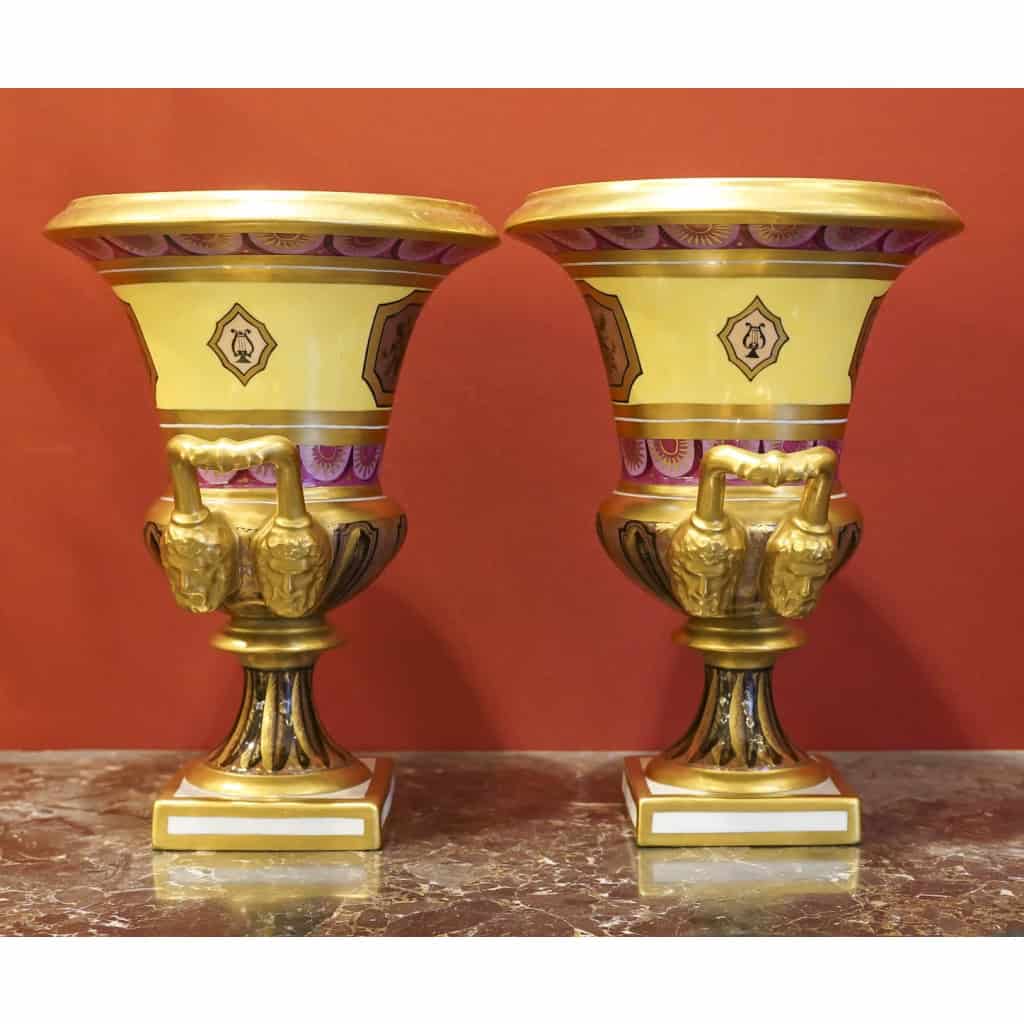 Le Tallec « Paire de Vases Médicis « | Biron Le Tallec "Paire de Vases Médicis "