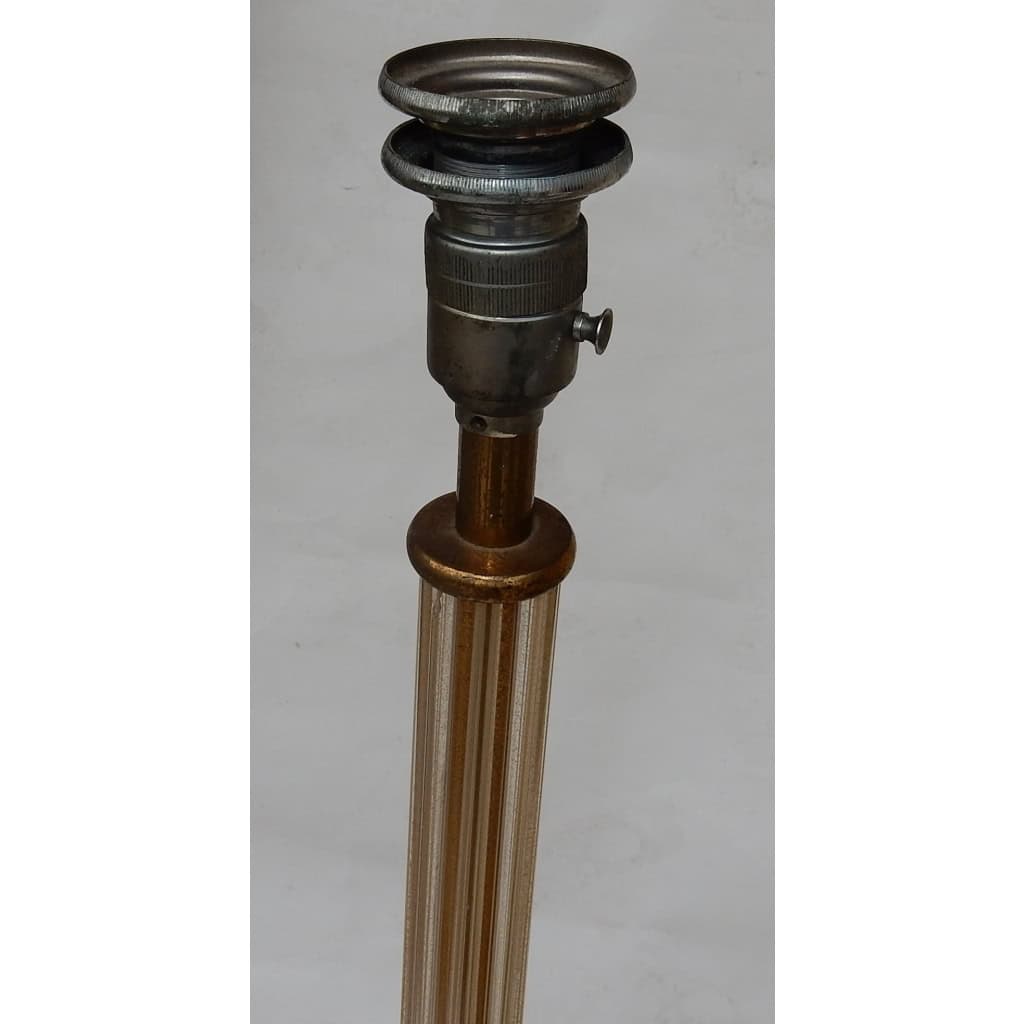 1950/70 Lampadaire Tripode Barovier & Toso Avec Paillons d’Or | Biron 1950/70 Lampadaire Tripode Barovier & Toso Avec Paillons d’Or