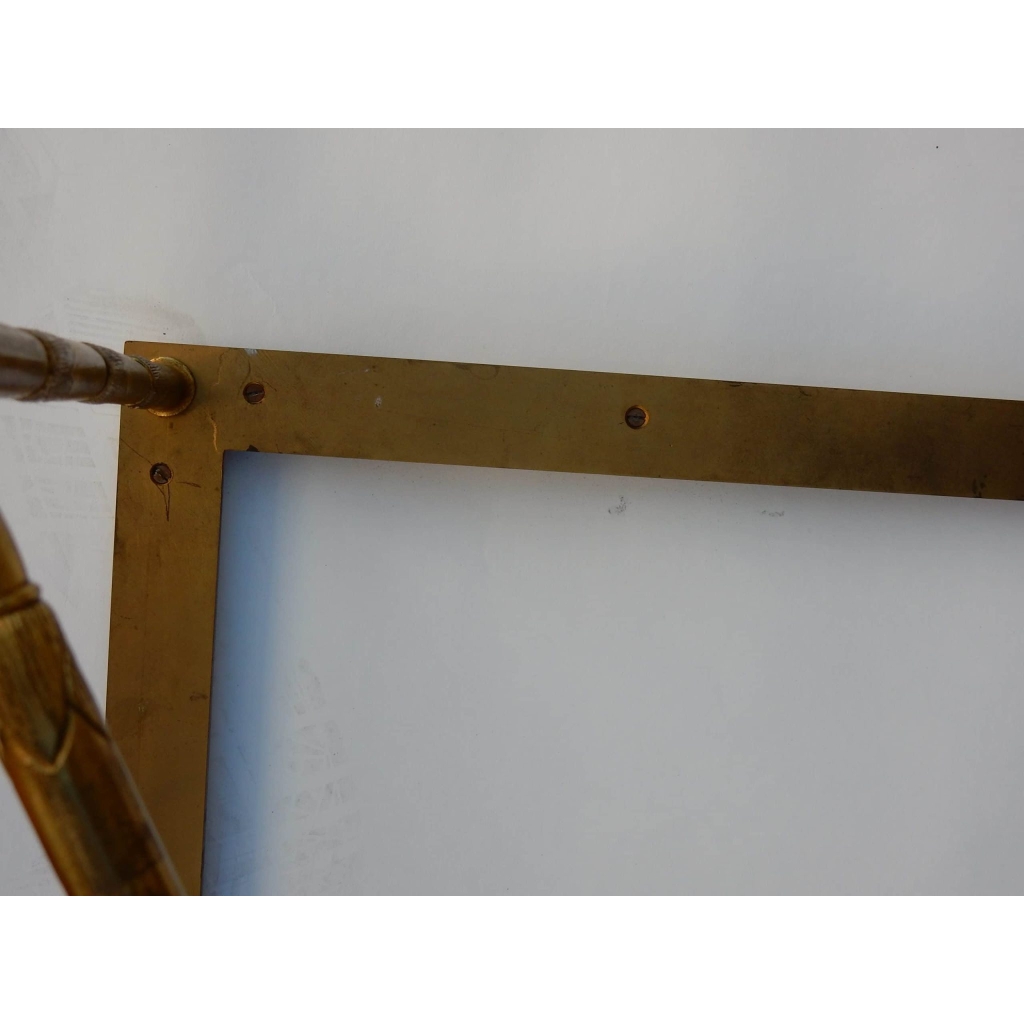 1970′ Table Basse Décor Bambou Maison Baguès