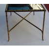 1970′ Table Basse Décor Bambou Maison Baguès