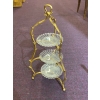 1950/70 Porte Assiettes Maison Bagués Décor Branchage Bronze Poli | Biron ||||||||||||||||