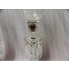 1950/70 Paire de Bougeoirs En Cristal Baccarat Signés Avec Photophores