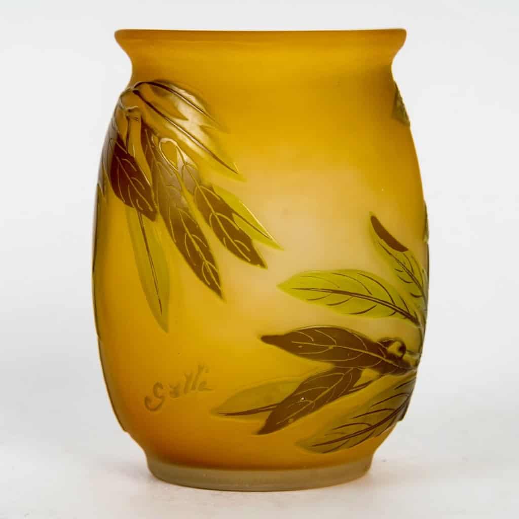 Émile Gallé (1846-1904) Vase « Olives » | Biron Émile Gallé (1846-1904) Vase « Olives »