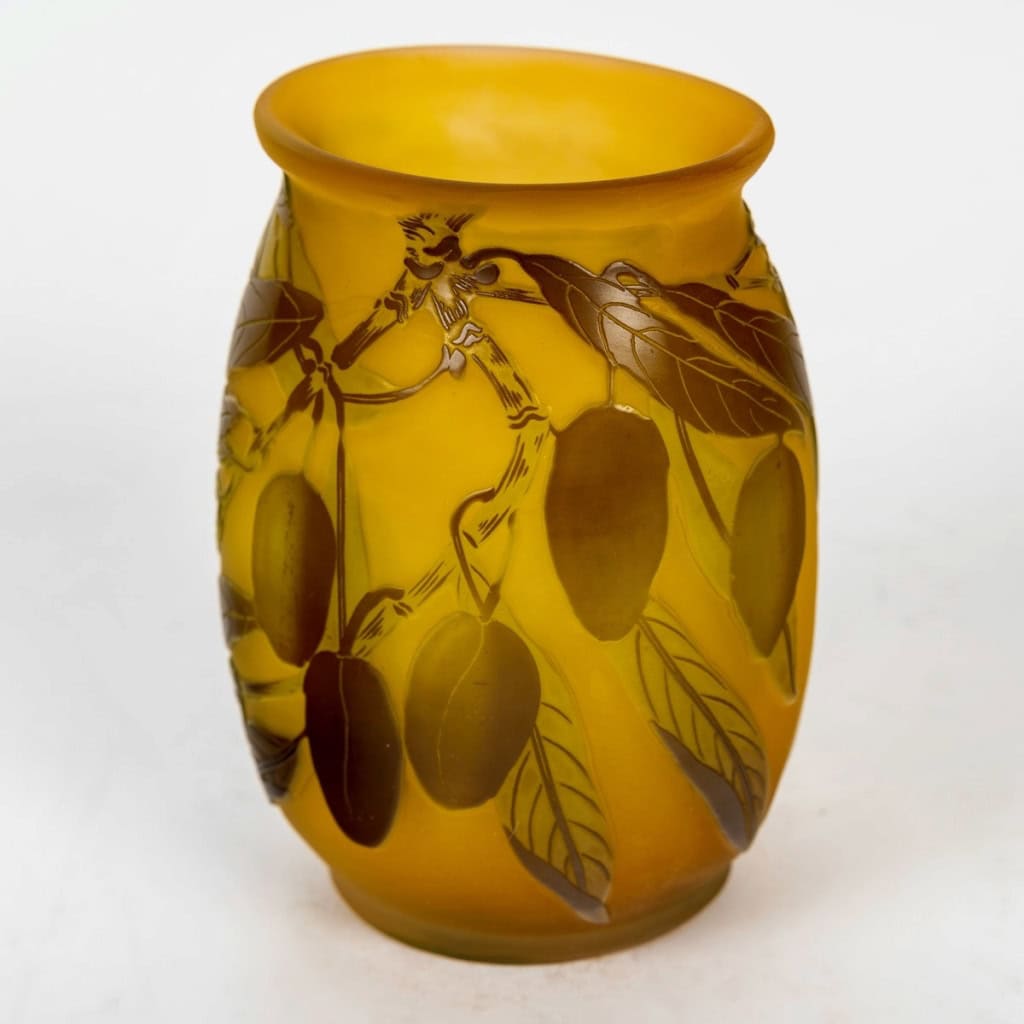 Émile Gallé (1846-1904) Vase « Olives » | Biron Émile Gallé (1846-1904) Vase « Olives »