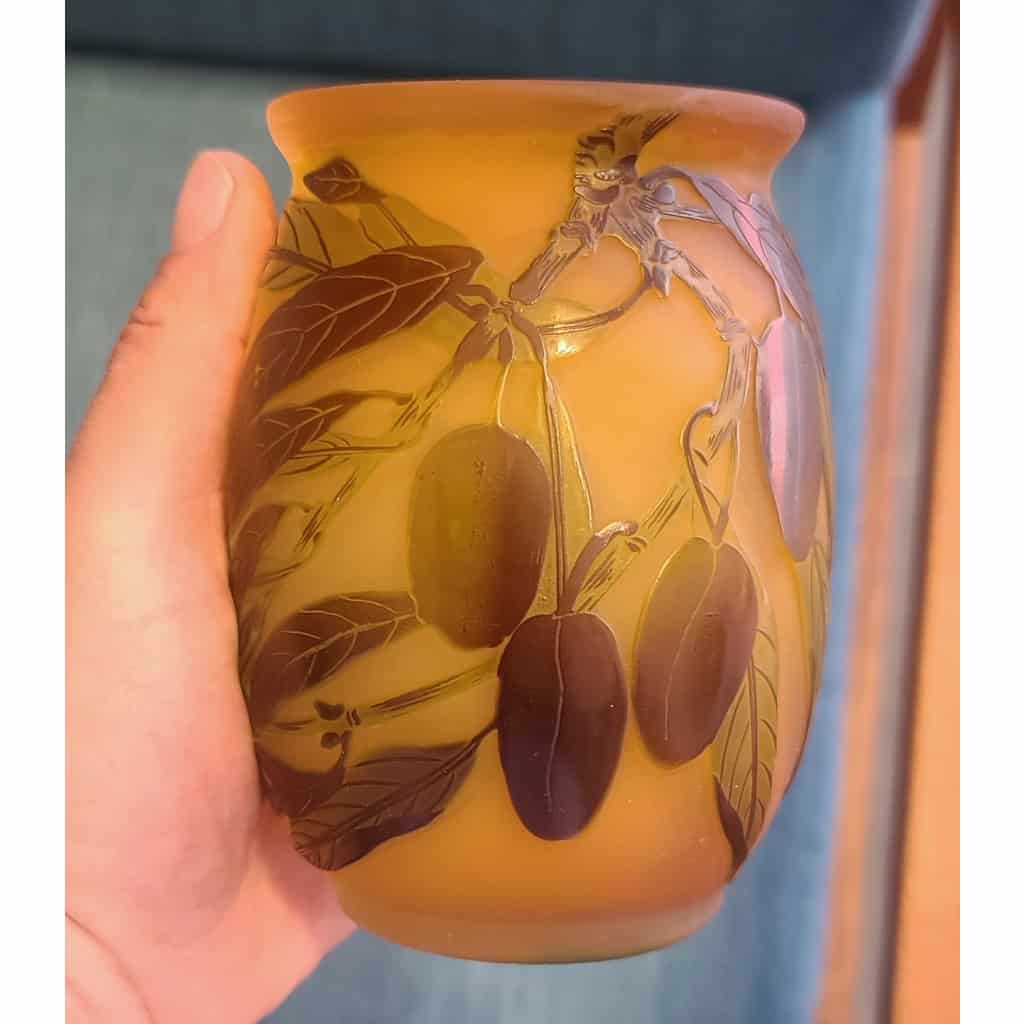 Émile Gallé (1846-1904) Vase « Olives » | Biron Émile Gallé (1846-1904) Vase « Olives »