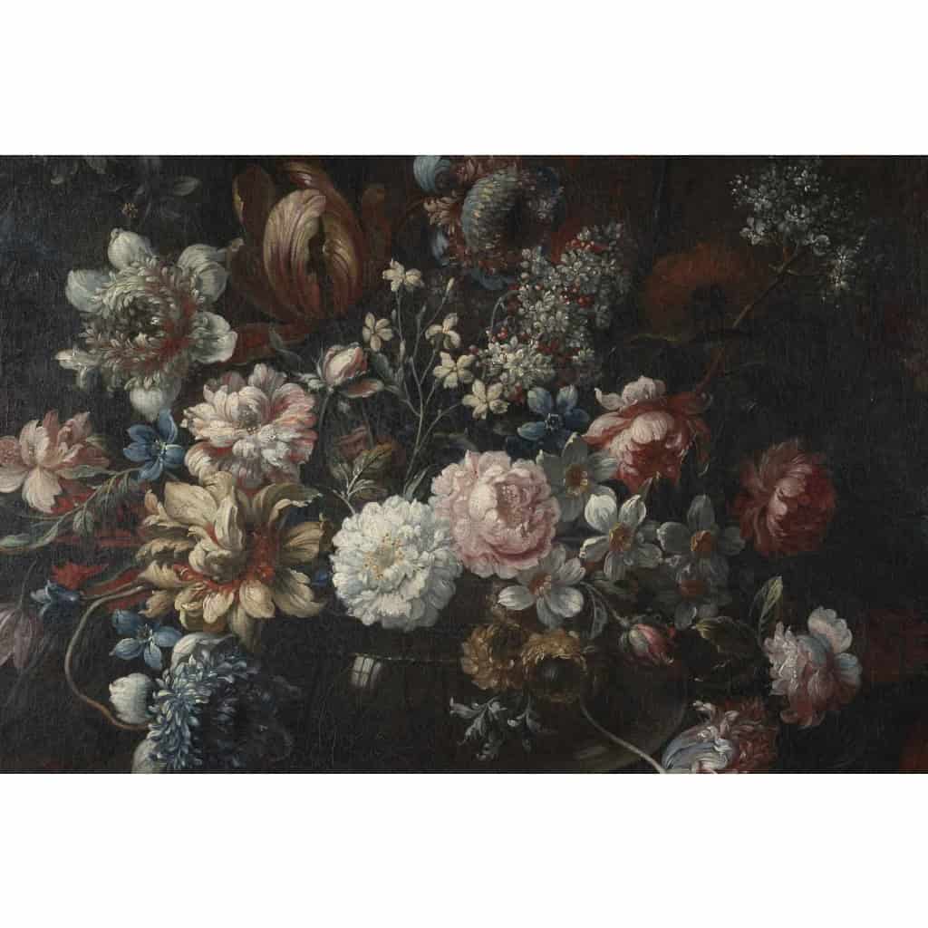 Pieter HARDIME (1677-1758) Bouquet de fleurs dans un vase en cristal. | Biron Pieter HARDIME (1677-1758) Bouquet de fleurs dans un vase en cristal.