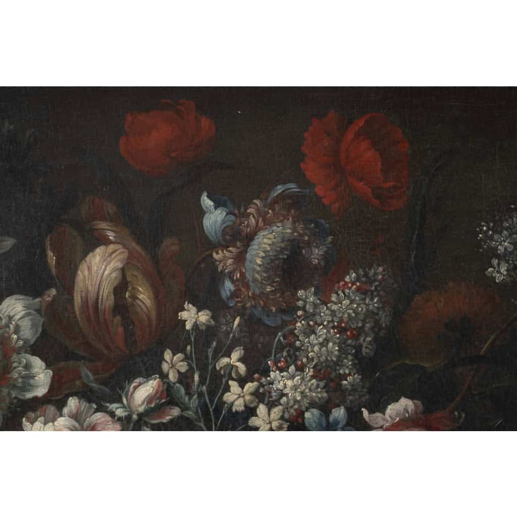 Pieter HARDIME (1677-1758) Bouquet de fleurs dans un vase en cristal. | Biron Pieter HARDIME (1677-1758) Bouquet de fleurs dans un vase en cristal.