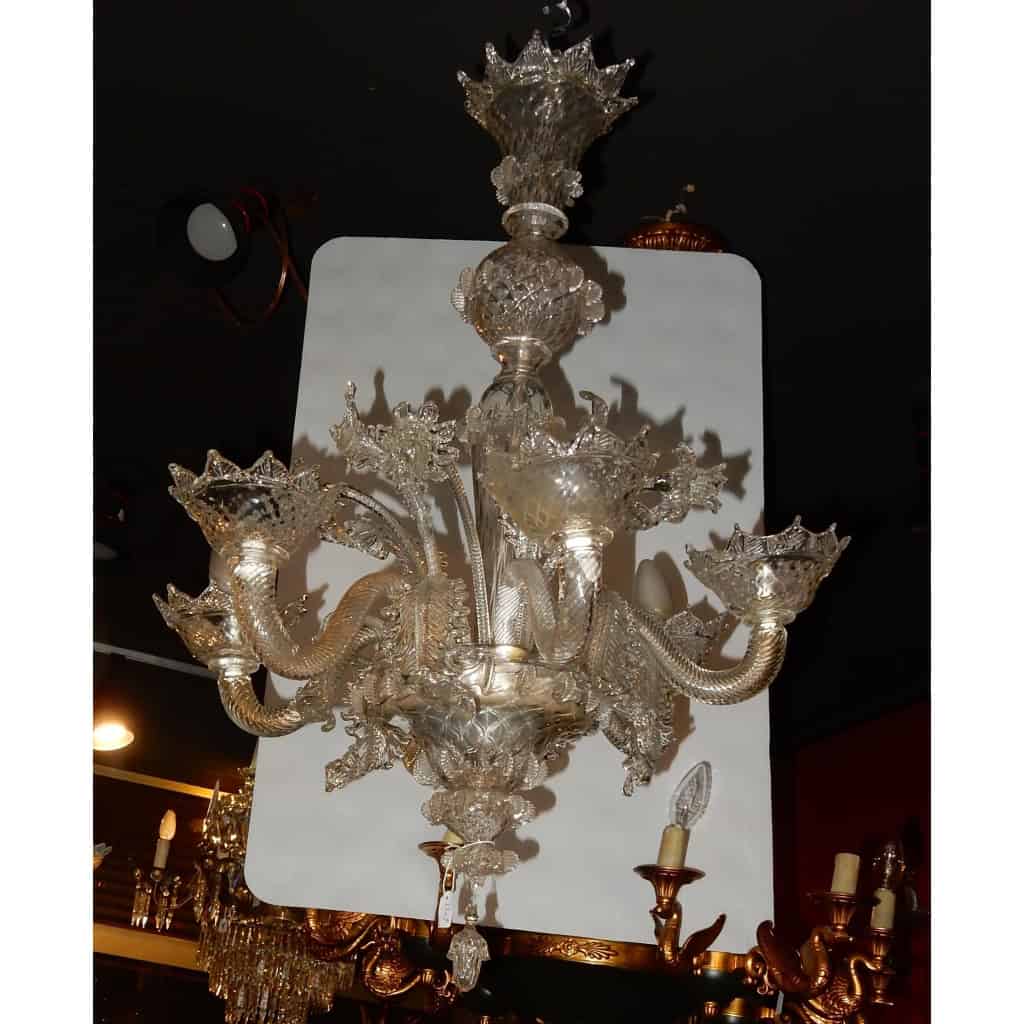 1900/20′ Lustre Cristal Murano 6 Branches | Biron |||||||||