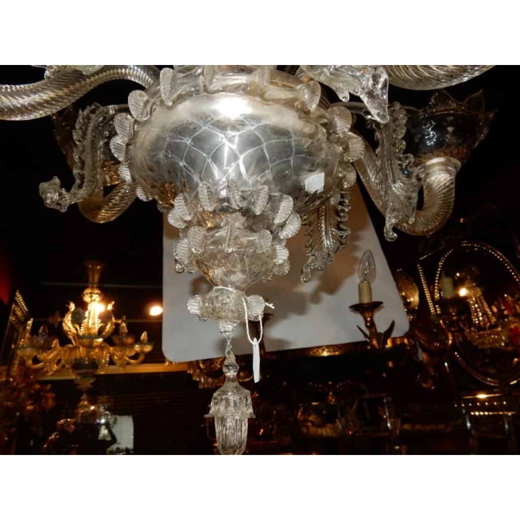 1900/20′ Lustre Cristal Murano 6 Branches | Biron 1900/20′ Lustre Cristal Murano 6 Branches