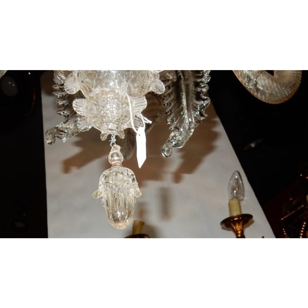 1900/20′ Lustre Cristal Murano 6 Branches | Biron 1900/20′ Lustre Cristal Murano 6 Branches