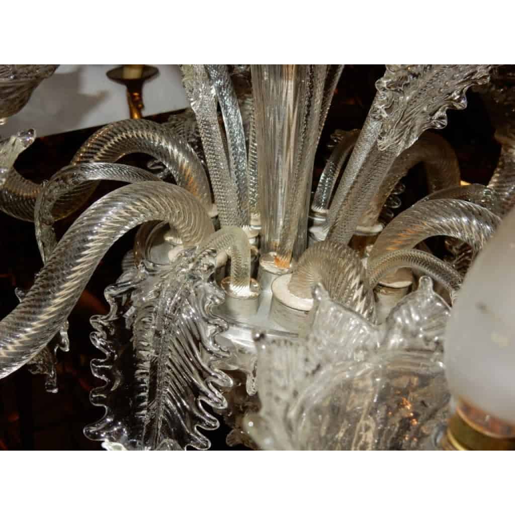 1900/20′ Lustre Cristal Murano 6 Branches | Biron 1900/20′ Lustre Cristal Murano 6 Branches