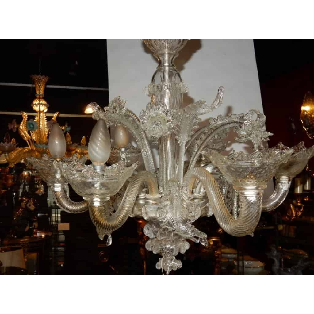 1900/20′ Lustre Cristal Murano 6 Branches | Biron 1900/20′ Lustre Cristal Murano 6 Branches
