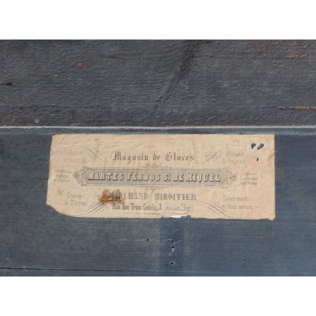 1820/50 Miroir St L XIV a Pareclose Tain Mercure 3
