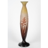 émile Gallé – Grand Vase Aux Crocosmia Oranges Et Rouges, Pâte De Verre Art Nouveau | Biron |||||||
