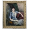 Jean JOVENEAU (1888 - 1950) Portrait de Marie Laurencin, daté 1914