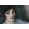 Jean JOVENEAU (1888 - 1950) Portrait de Marie Laurencin, daté 1914