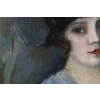 Jean JOVENEAU (1888 - 1950) Portrait de Marie Laurencin, daté 1914