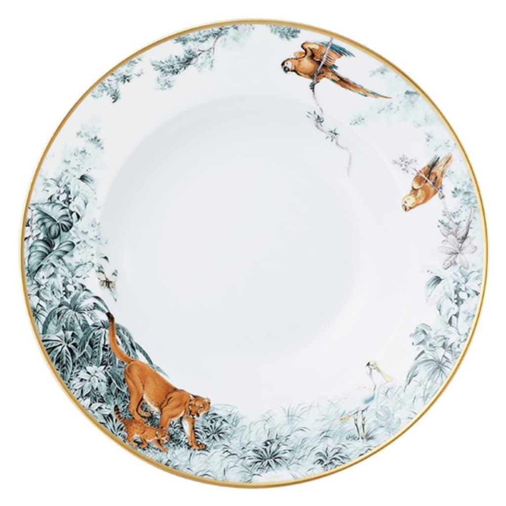 HERMES -« Carnets d’Equateur » 8 assiettes | Biron HERMES -"Carnets d'Equateur » 8 assiettes