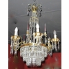 1950′ Lustre Baguès à 6 Branches et 6 Poignards | Biron ||||||||