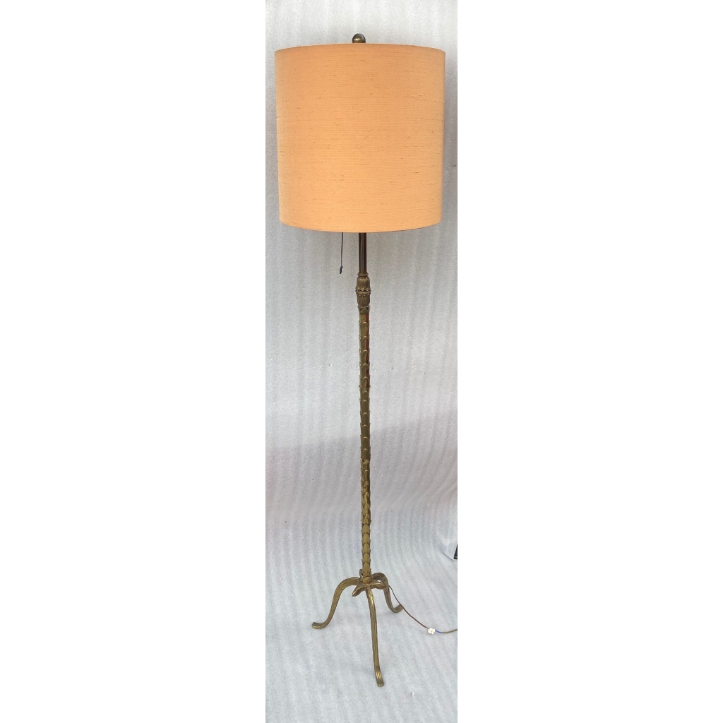 1970′ Lampadaire en Bronze Doré Maison Baguès Modèle Palmier | Biron 1970′ Lampadaire en Bronze Doré Maison Baguès Modèle Palmier