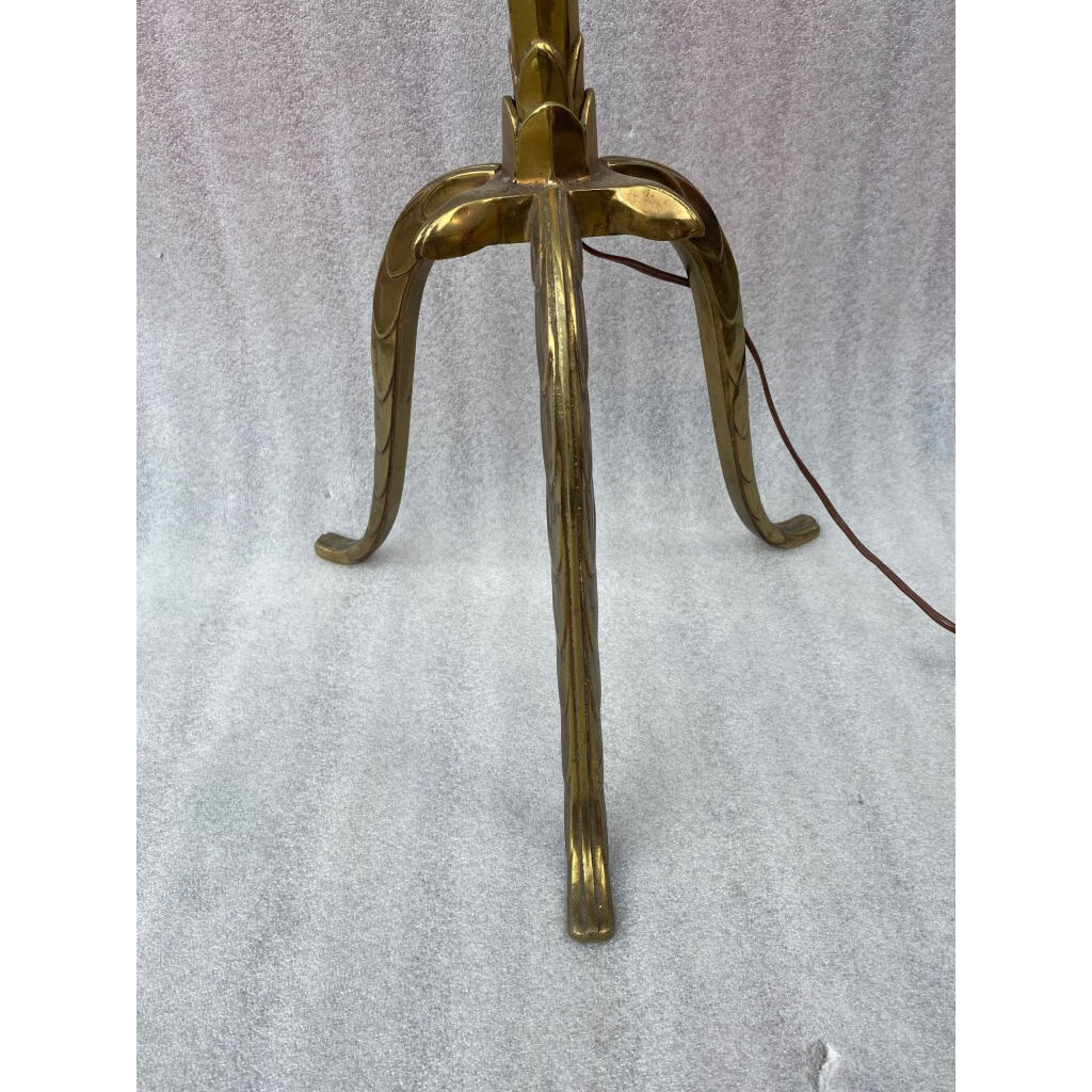 1970′ Lampadaire en Bronze Doré Maison Baguès Modèle Palmier | Biron 1970′ Lampadaire en Bronze Doré Maison Baguès Modèle Palmier