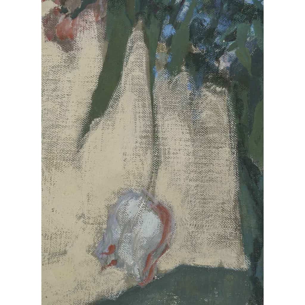 Julien Duriez 1900-1993. Bouquet De Fleurs.