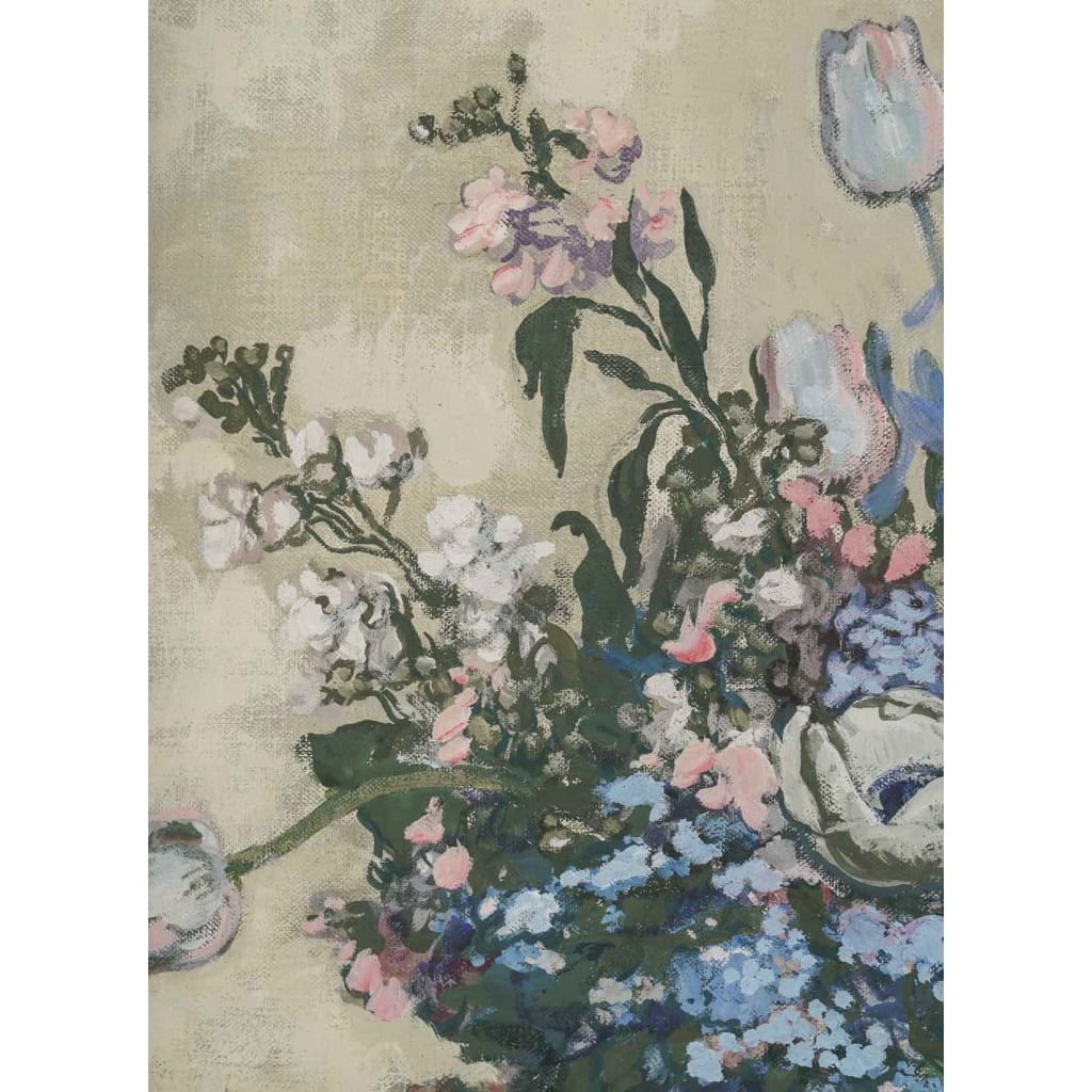 Julien Duriez 1900-1993. Bouquet De Fleurs.