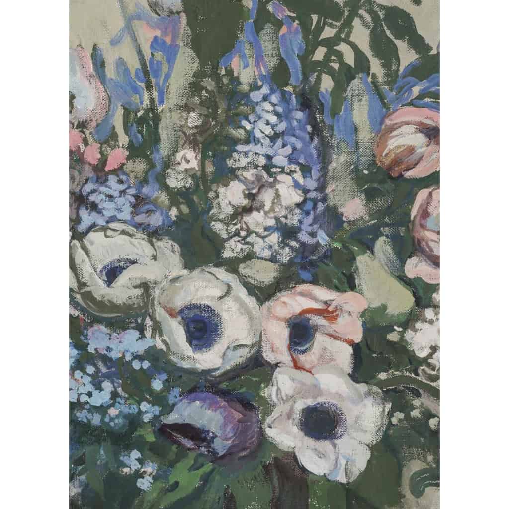 Julien Duriez 1900-1993. Bouquet De Fleurs.