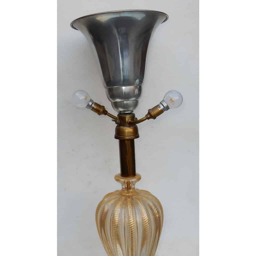 1970′ Lampe Murano Style Barovier & Toso | Biron 1970′ Lampe Murano Style Barovier & Toso