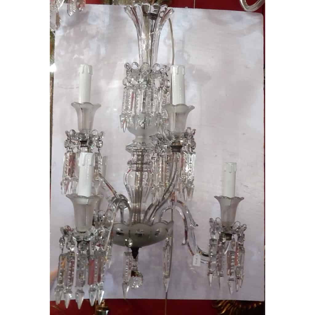 1950′ Lustre 6 Branches Baccarat | Biron |||||||||