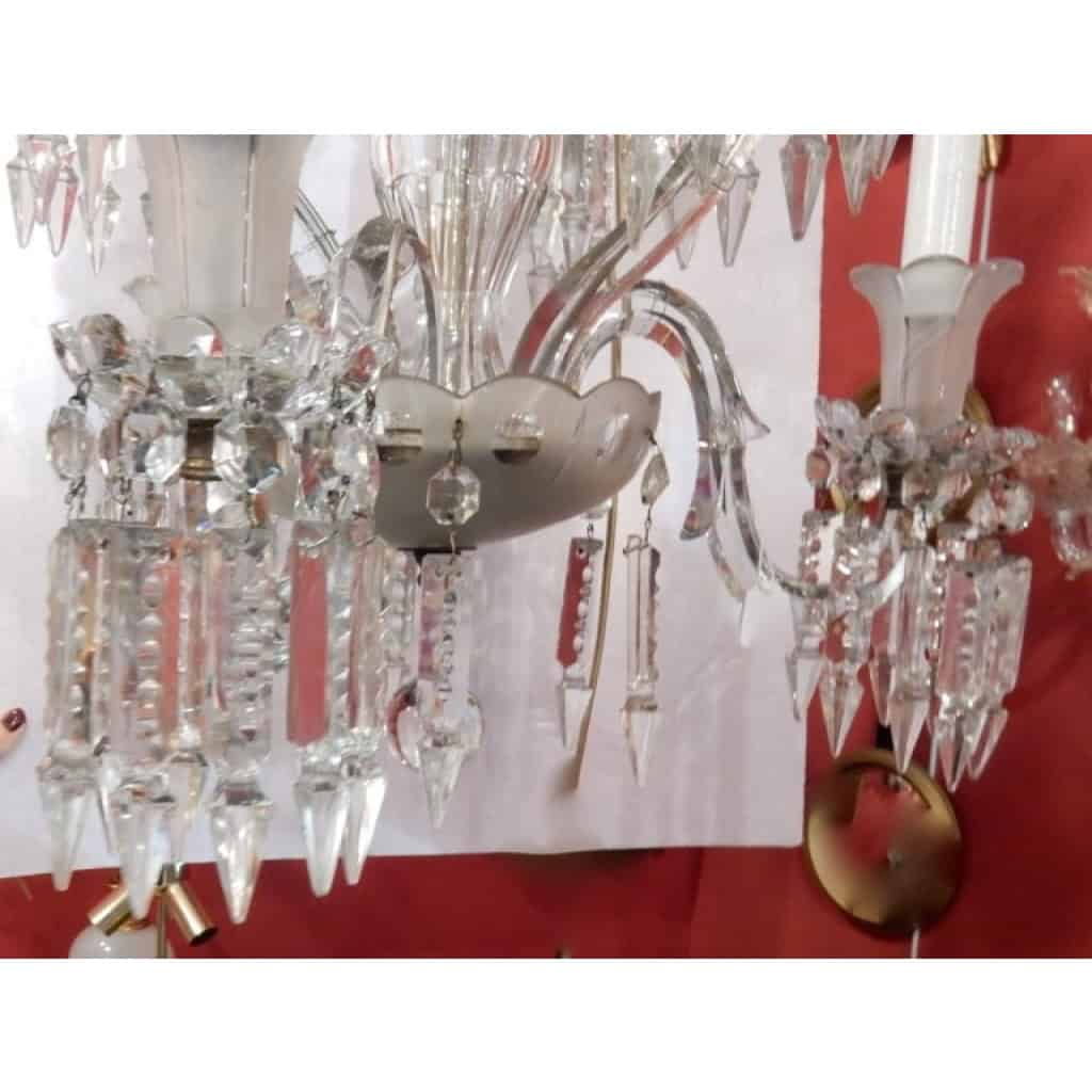 1950′ Lustre 6 Branches Baccarat | Biron 1950′ Lustre 6 Branches Baccarat
