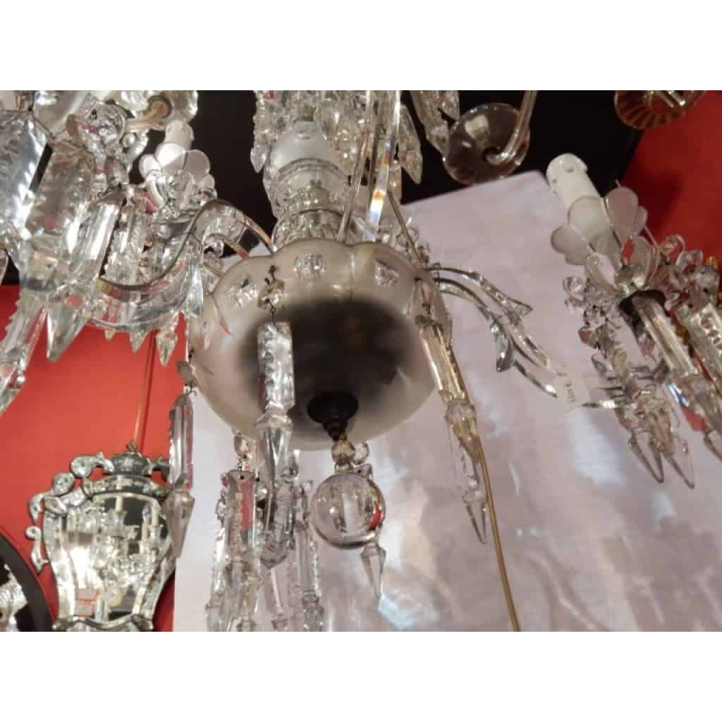 1950′ Lustre 6 Branches Baccarat | Biron 1950′ Lustre 6 Branches Baccarat