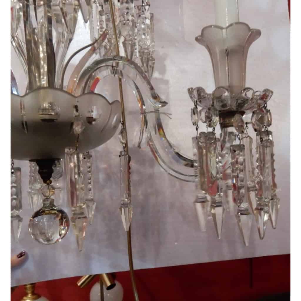 1950′ Lustre 6 Branches Baccarat | Biron 1950′ Lustre 6 Branches Baccarat