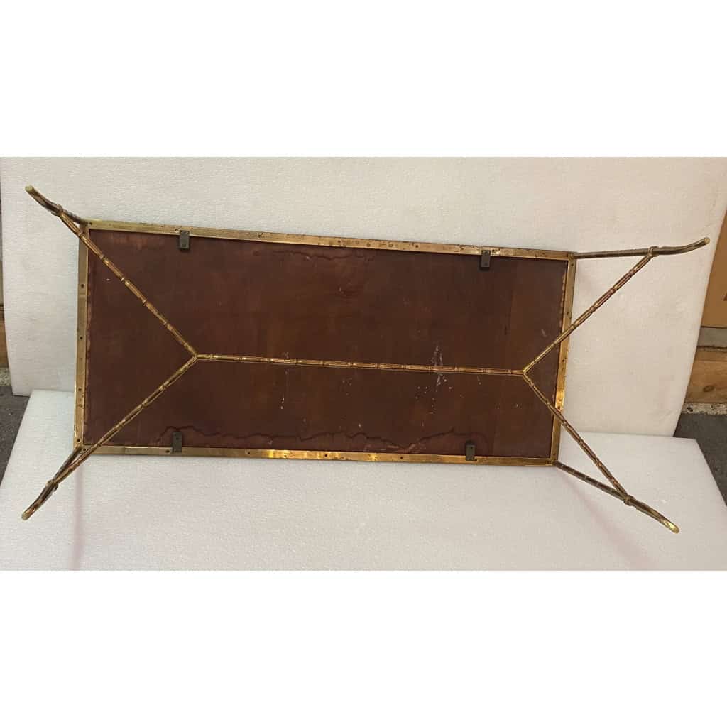 1970′ Table Basse Style Baguès Laque de Chine