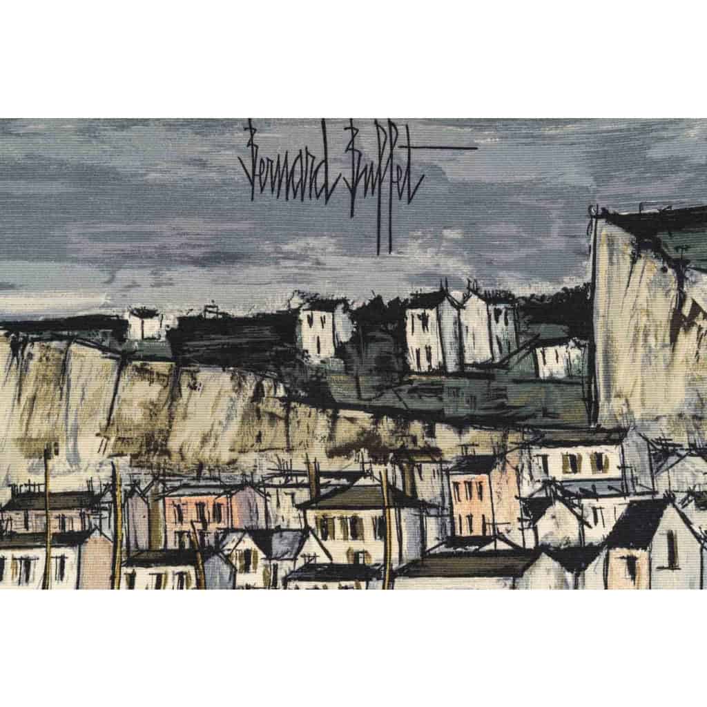 BERNARD BUFFET, Treboul, le port à marée basse, 1972 | Biron BERNARD BUFFET, Treboul, le port à marée basse, 1972