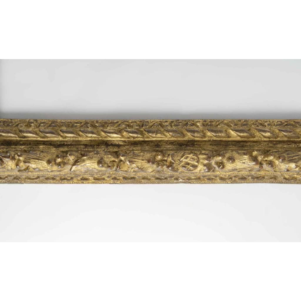 Louis XIII period gilded carved wooden frame | Biron Louis XIII period gilded carved wooden frame