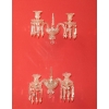 1950′ Paire d’Appliques Au Poignard Baccarat Modèle Tors | Biron 1950′ Paire d’Appliques Au Poignard Baccarat Modèle Tors