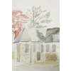 Aquarelle sur papier de Evelyne Luez, XXème siècle. | Biron Aquarelle sur papier de Evelyne Luez, XXème siècle.