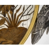 Alphonse Giroux Et Duvinage, Grande Coupe Japonisante Aux hérons En Marqueterie Et Cloisonné | Biron Alphonse Giroux Et Duvinage, Grande Coupe Japonisante Aux hérons En Marqueterie Et Cloisonné
