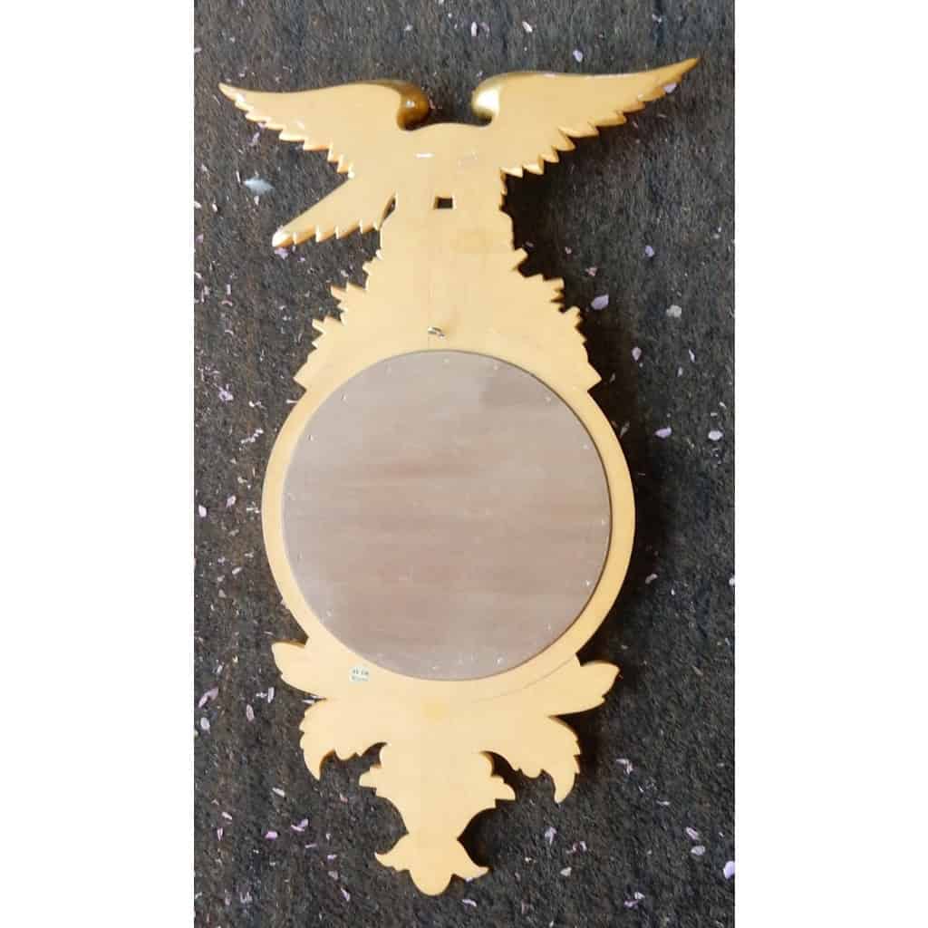 1880/1900′ Miroir Convexe à l’Aigle, Bois Doré | Biron 1880/1900′ Miroir Convexe à l’Aigle, Bois Doré