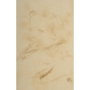 Henri De TOULOUSE-LAUTREC (1864-1901). Trois portraits réalisés à la pointe sèche. | Biron Henri De TOULOUSE-LAUTREC (1864-1901). Trois portraits réalisés à la pointe sèche.