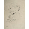 Henri De TOULOUSE-LAUTREC (1864-1901). Trois portraits réalisés à la pointe sèche. | Biron Henri De TOULOUSE-LAUTREC (1864-1901). Trois portraits réalisés à la pointe sèche.