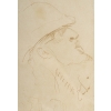 Henri De TOULOUSE-LAUTREC (1864-1901). Trois portraits réalisés à la pointe sèche. | Biron Henri De TOULOUSE-LAUTREC (1864-1901). Trois portraits réalisés à la pointe sèche.
